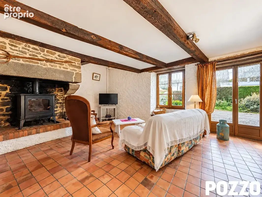 A Vendre - Sartilly Baie Bocage - Maison 3 pièce(s) 80.5 m² - MAISON EN PIERRE - TERRAIN - GARAGE - photo 4
