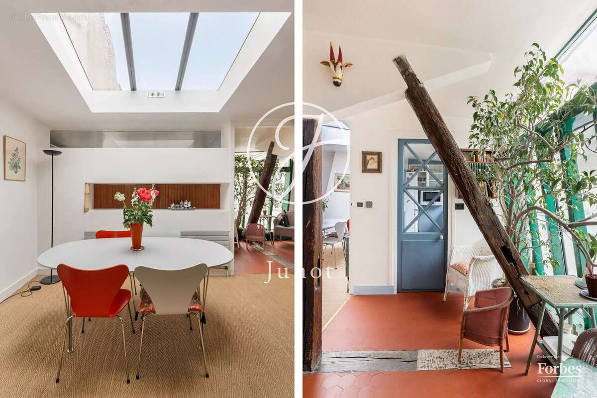 Paris 18e - HAUT MONTMARTRE / PLACE JEAN BAPTISTE CLÉMENT  - Appartement  à vendre - 4 pièces - 90,84m² Carrez - 107,84m² au sol - photo 3
