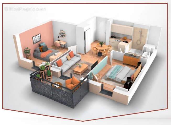 Appartement à MONTIGNY-LES-METZ