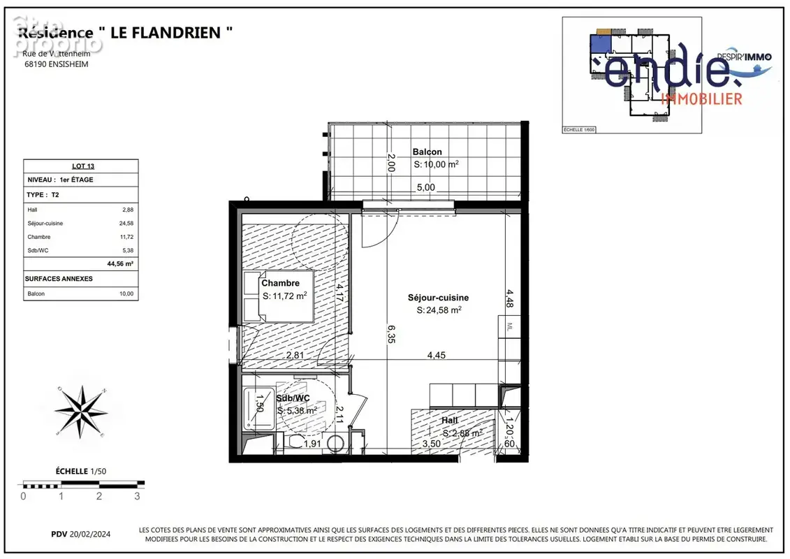 Appartement 2 pièces 45 m² à vendre à Ensisheim (68190) - photo 5