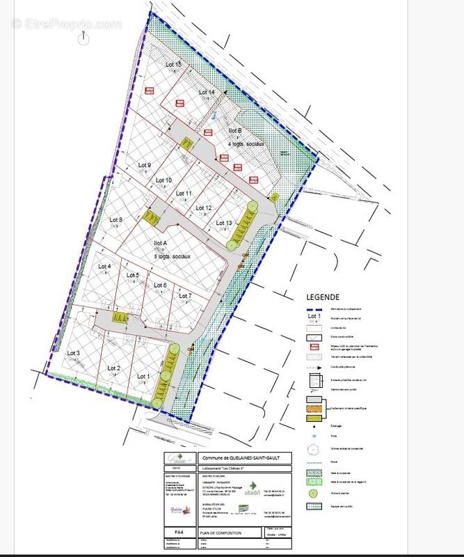 Terrain à QUELAINES-SAINT-GAULT