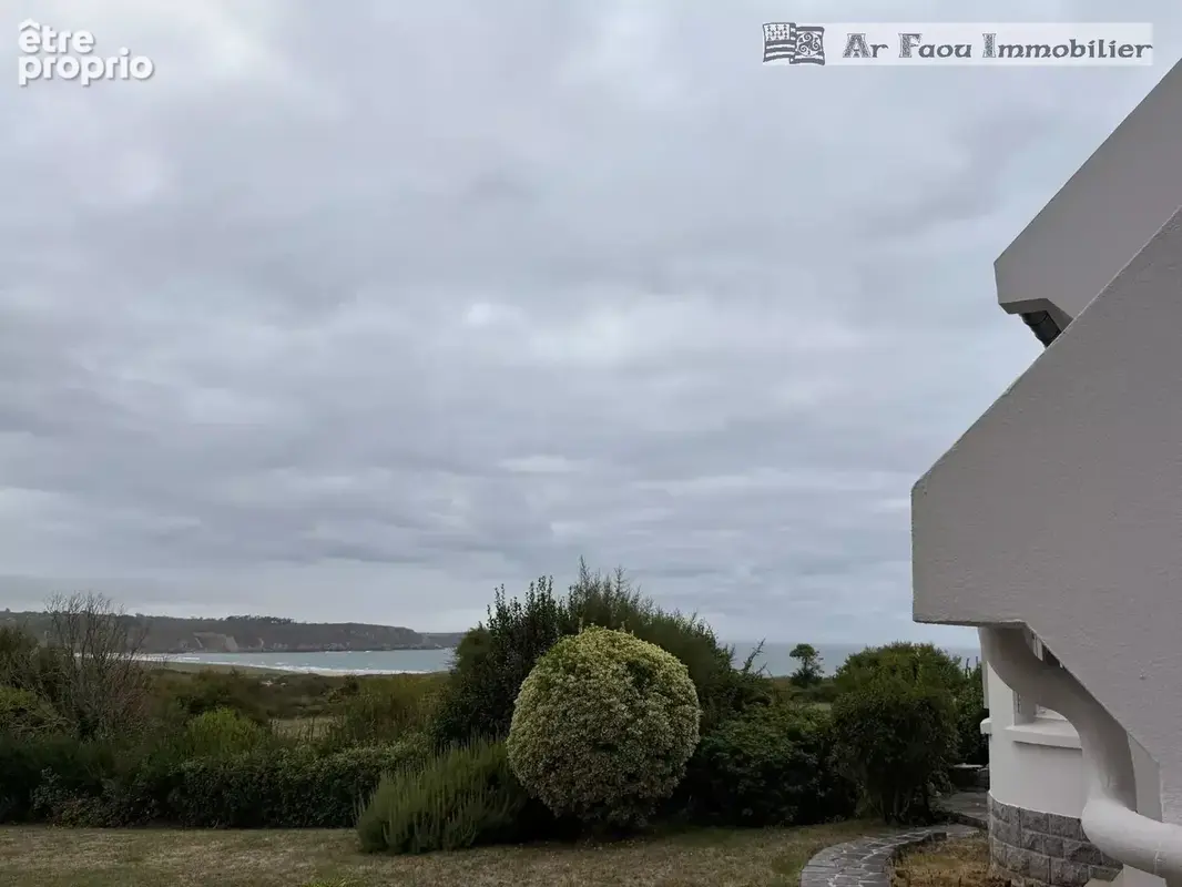 Crozon Proche plage belle néobretonne rénovée avec vue mer - photo 16