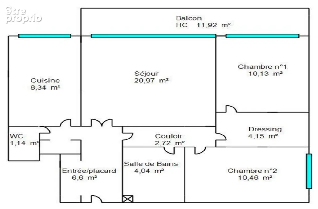 Appartement Bois D'Arcy 3 pièces 68,55 m2 + 1 cave + 1 parking en sous-sol - photo 18