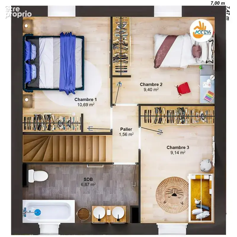 Maison 5 pièces 77 m2 - photo 6
