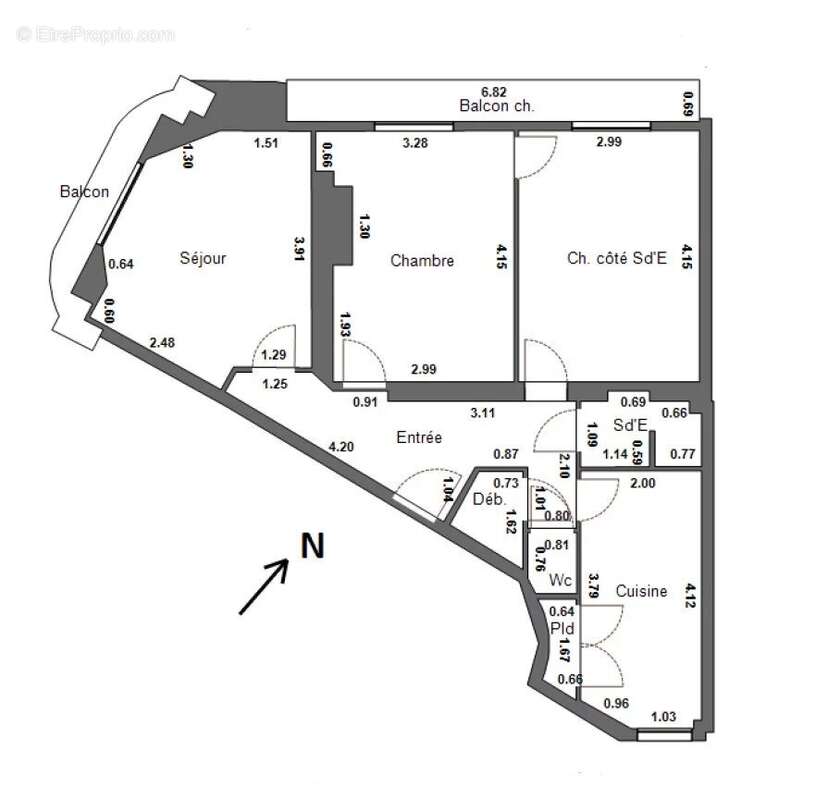 Appartement à PARIS-15E