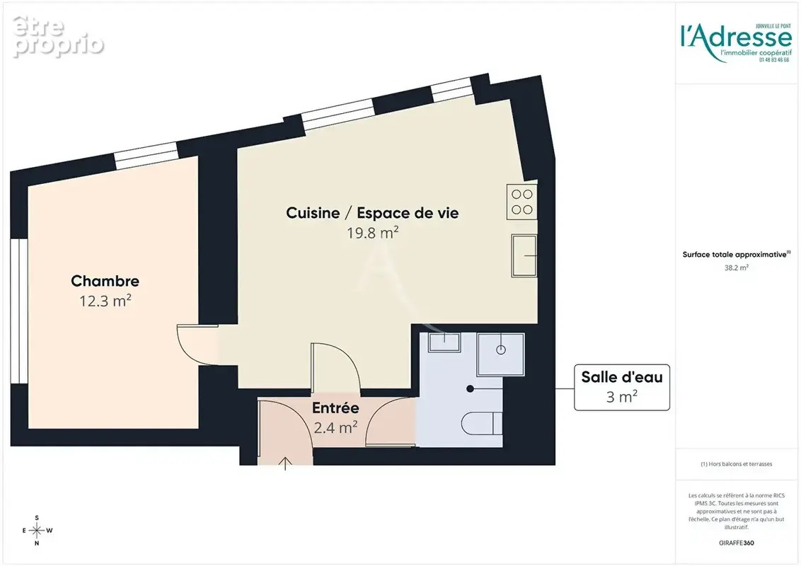 Appartement Alfortville 2 pièce(s) 40 m2 - photo 6
