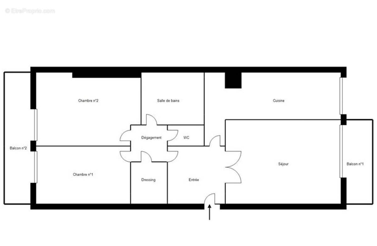 Appartement à PARIS-19E