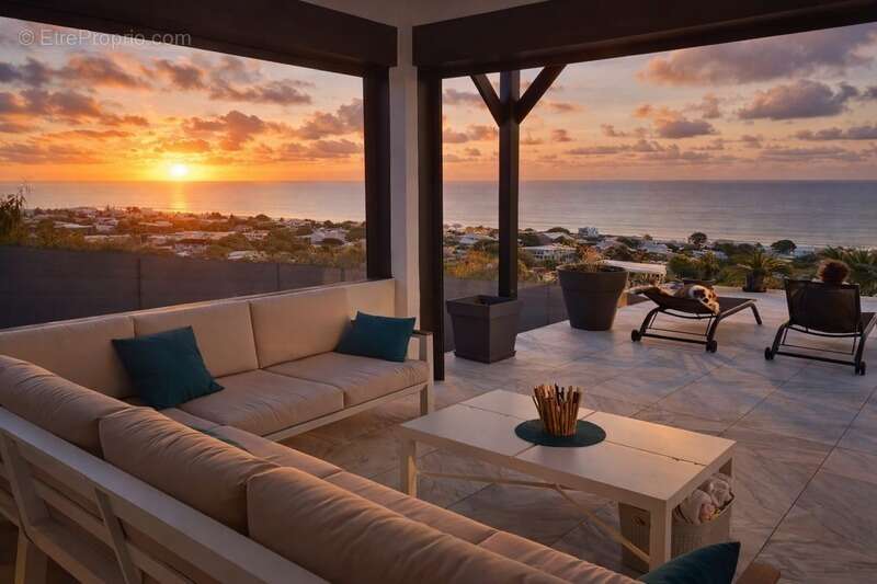 A vendre - propriété confidentielle – villa contemporaine – vue mer absolue – prestations signature - saint francois - photo 6