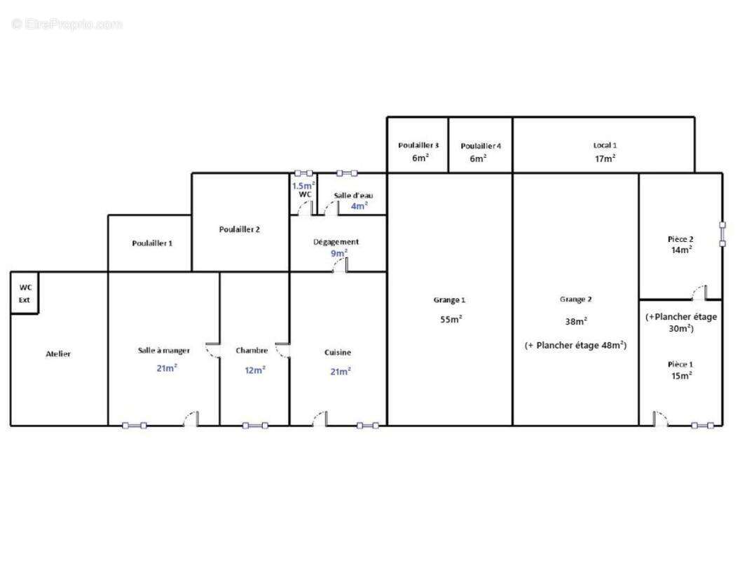 Maison 67 m² à Montpon-Menesterol  - photo 19