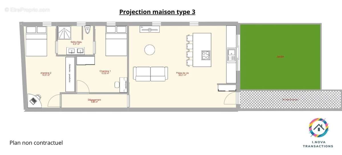Appartement à SAVERDUN