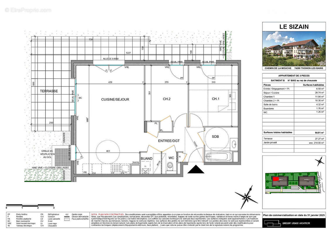 Appartement à THONON-LES-BAINS