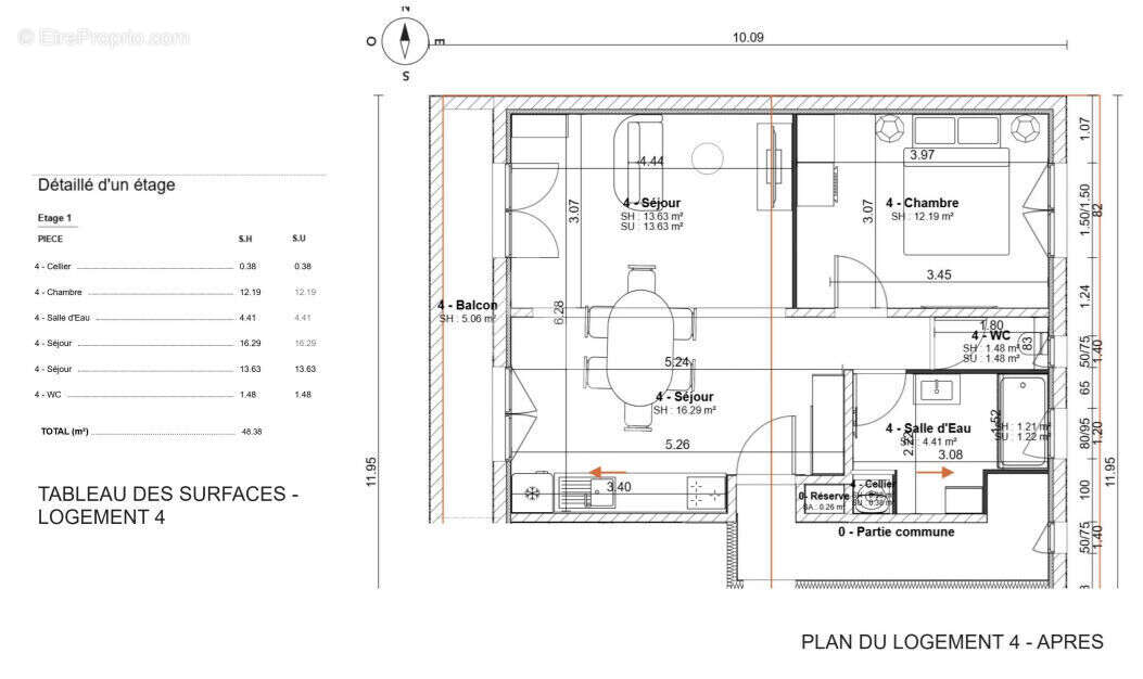 Appartement à BRETIGNOLLES-SUR-MER