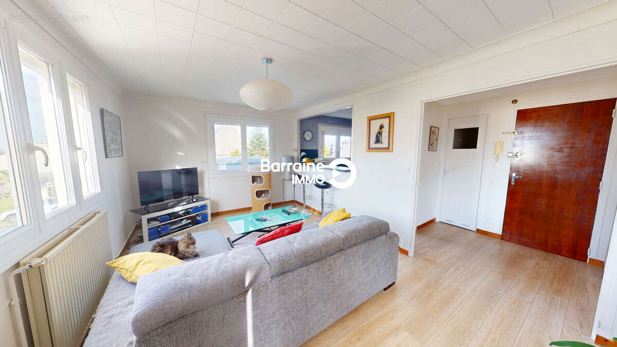 A vendre brest saint-martin appartement t3 3 63m²  sejour double 1 chambre - photo 5