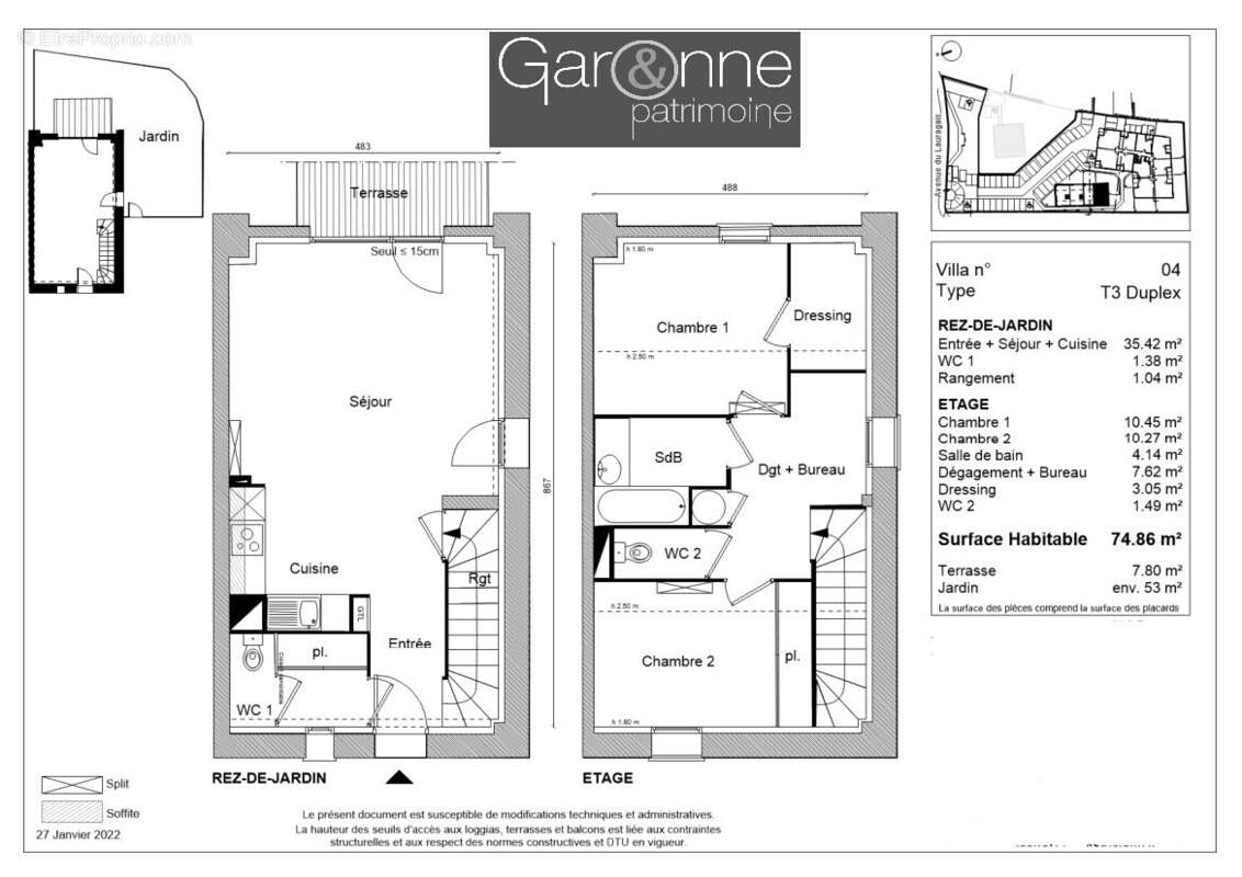Villa 3 pièces 75m² cur Labarthe-sur-Lèze - photo 2