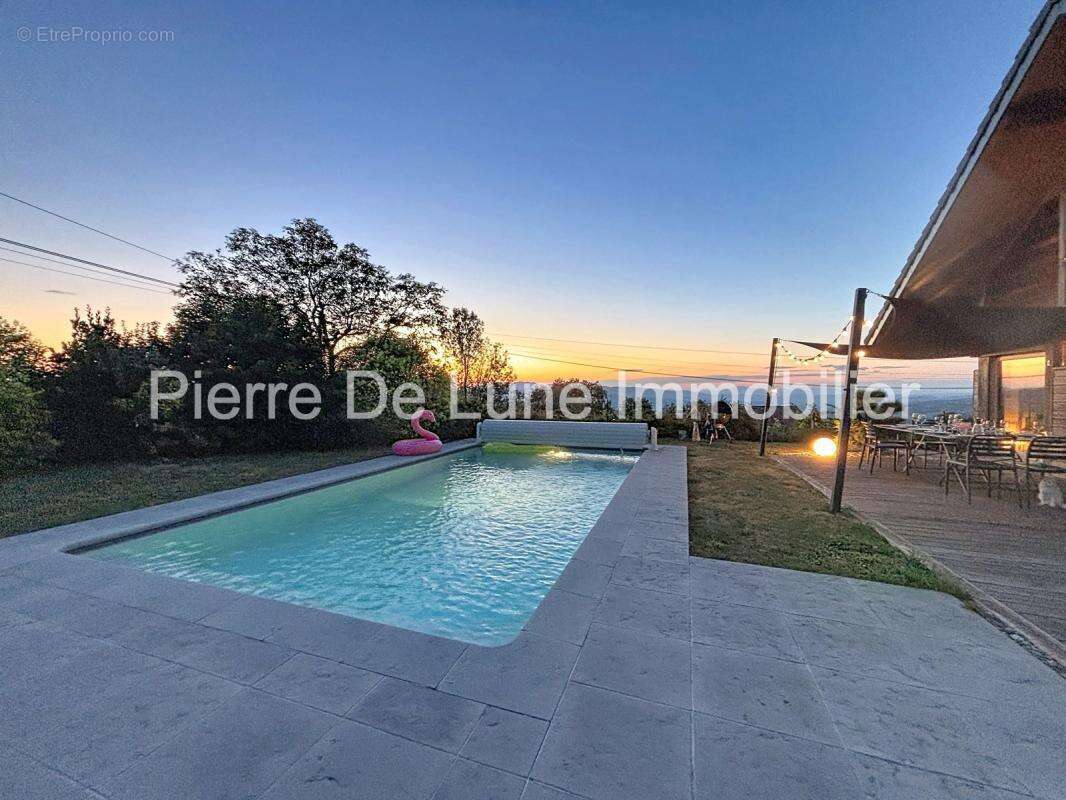 Trévignin – Maison d'exception en ossature bois avec vue dominante, piscine et panorama sur les montagnes - photo 40
