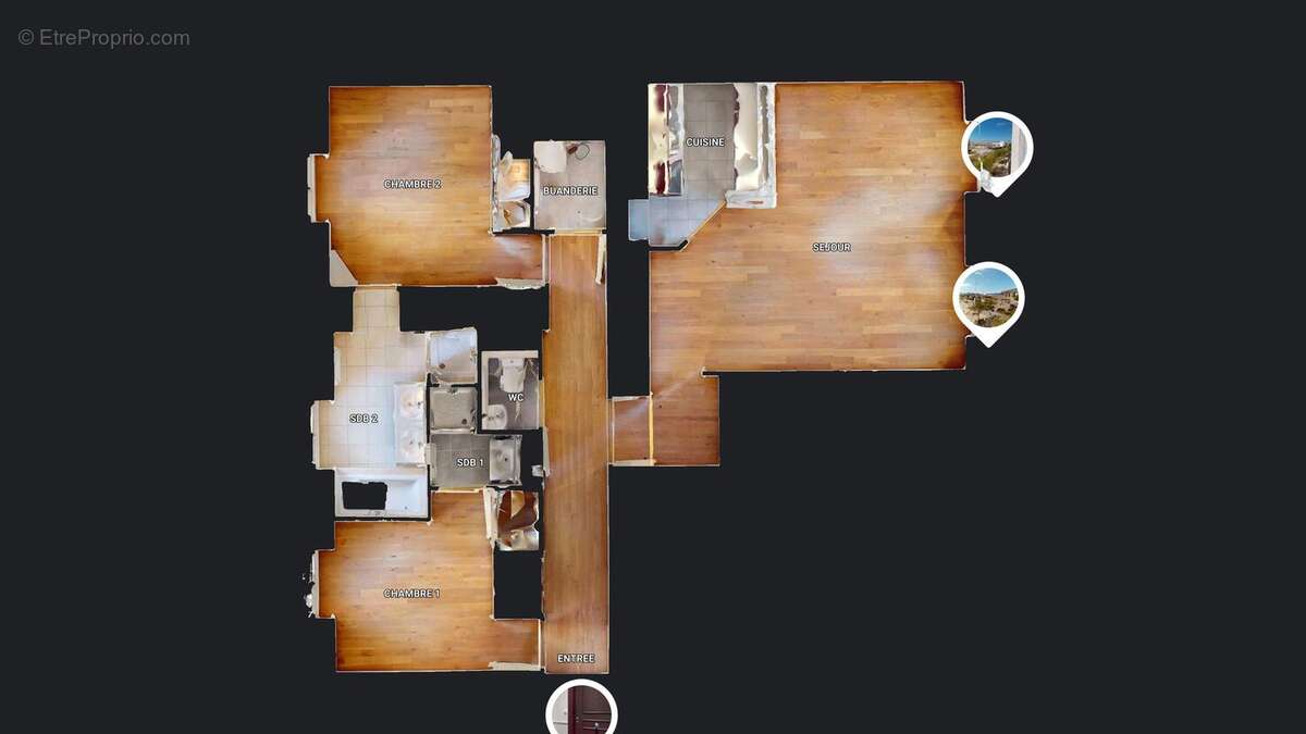 Appartement à MARSEILLE-2E