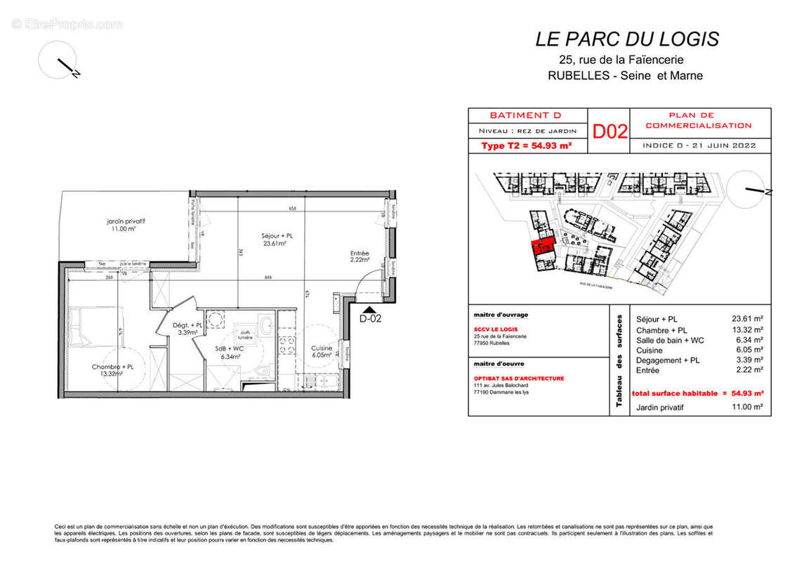 Appartement à RUBELLES