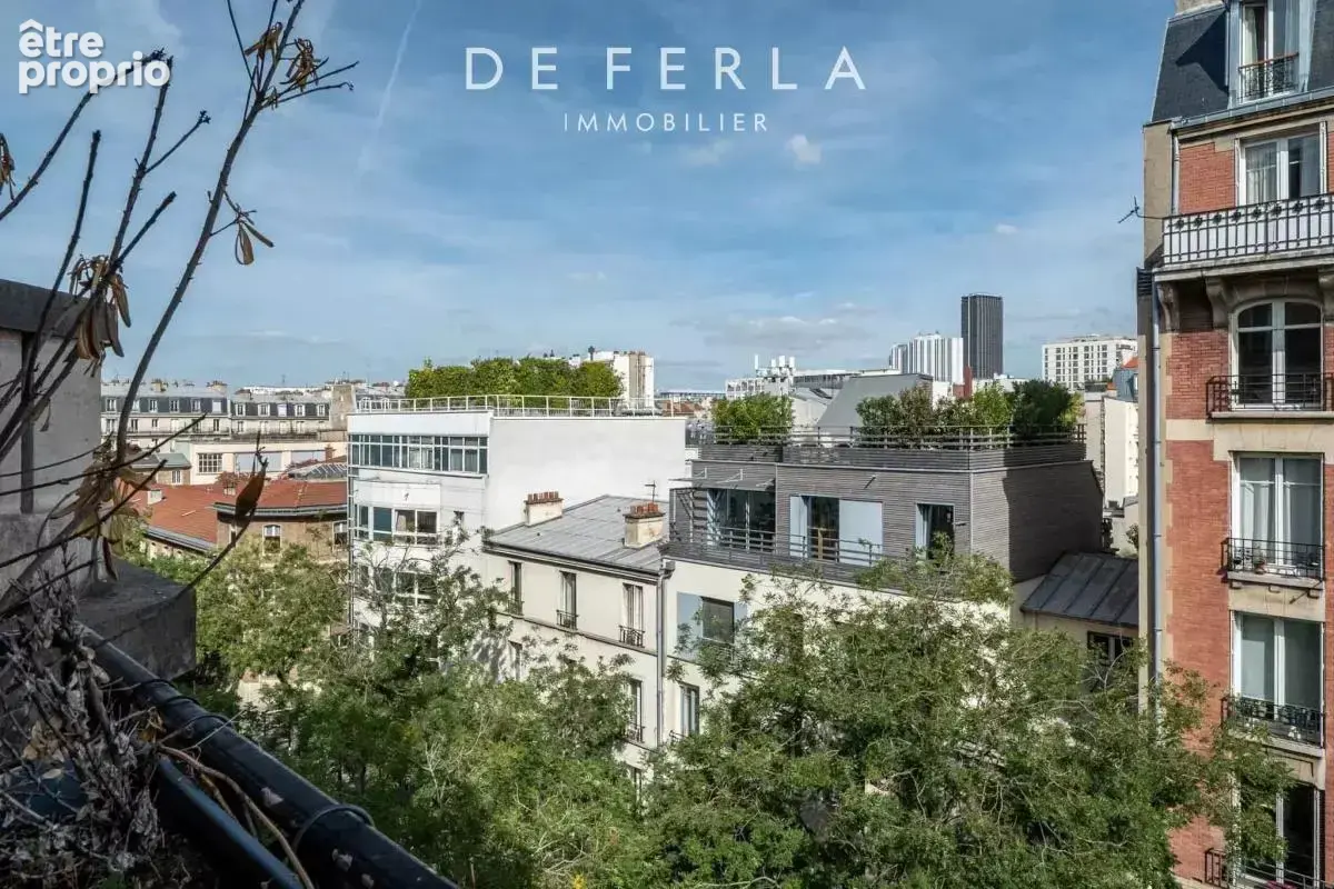 Duplex 4 pièces – Rue d'Alésia, Paris 14e – Balcon 10,79 m² – Sans vis-à-vis - photo 8