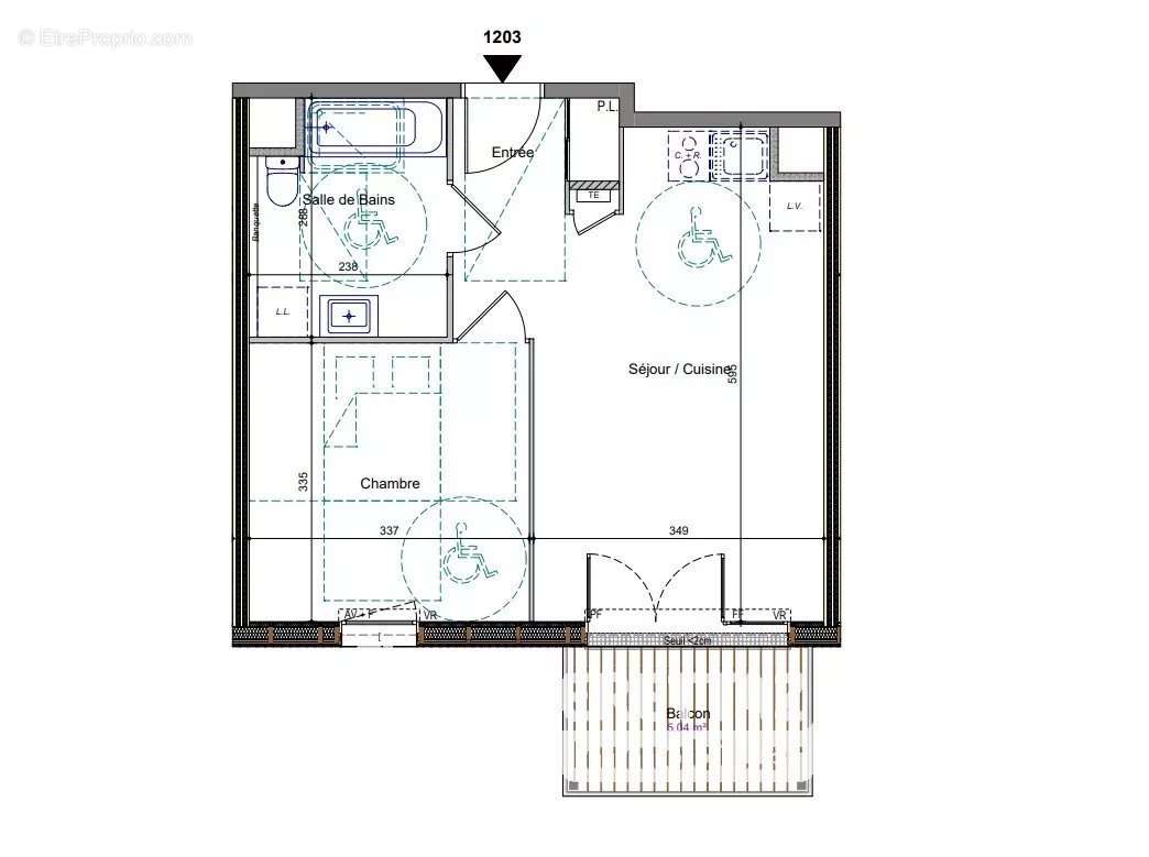 Appartement à CHATILLON-SUR-CLUSES