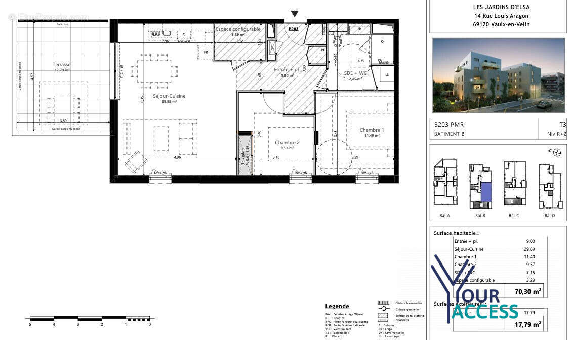 Appartement à VAULX-EN-VELIN