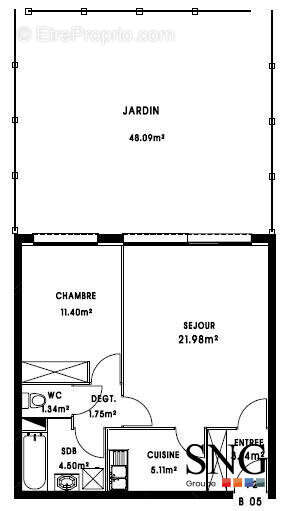 Appartement 49 m² à Vernon  - photo 2