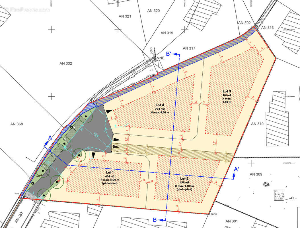 Terrain à TOULOUGES