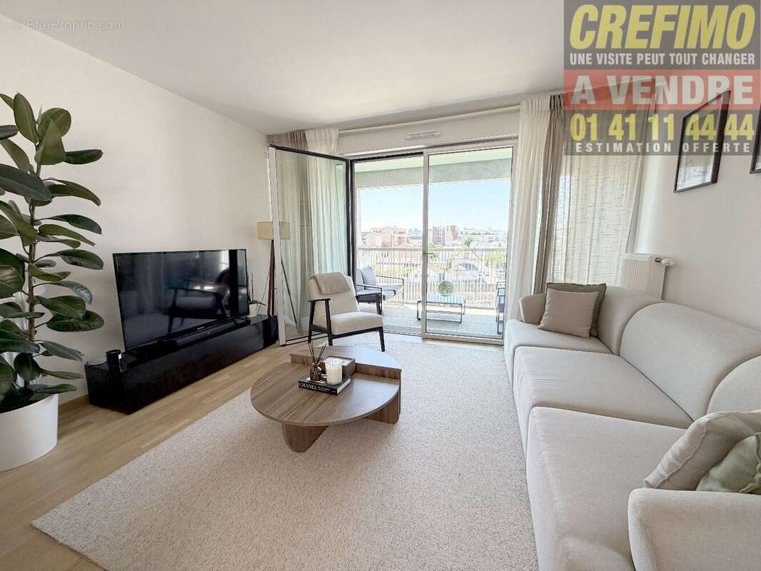 Appartement + Terrasse + parking à vendre à Asnières - Agence immobilière CREFIMO - photo 3