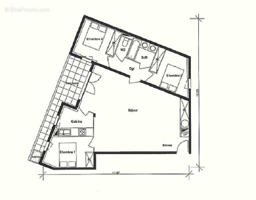 Appartement à BORDEAUX