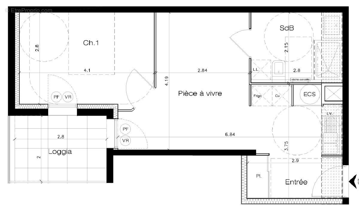 Appartement à MAUREILHAN