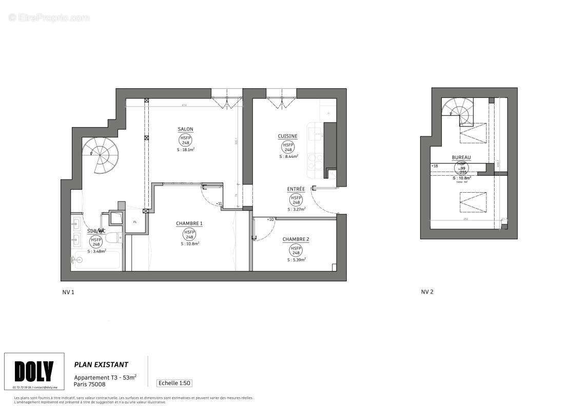 Appartement à PARIS-8E