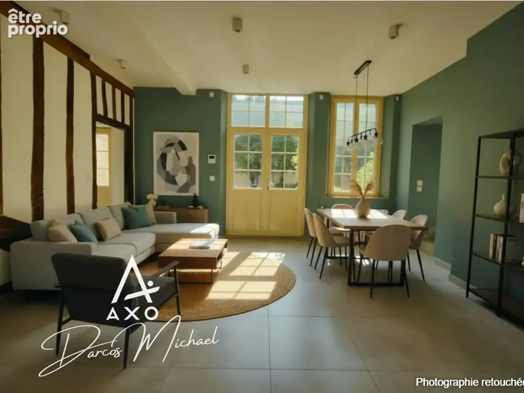 Immeuble de caractère  ~375 m²  Maison principale, 3 appartements loués, local professionnel  Beaufort-en-Anjou - photo 3