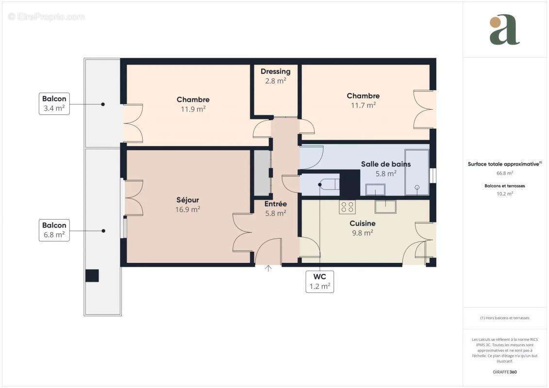 Appartement à AIX-EN-PROVENCE