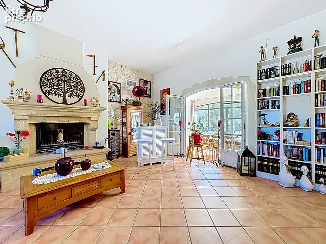 Rochefort-du-gard maison 184 m² 4 chambres piscine parc arboré - photo 8