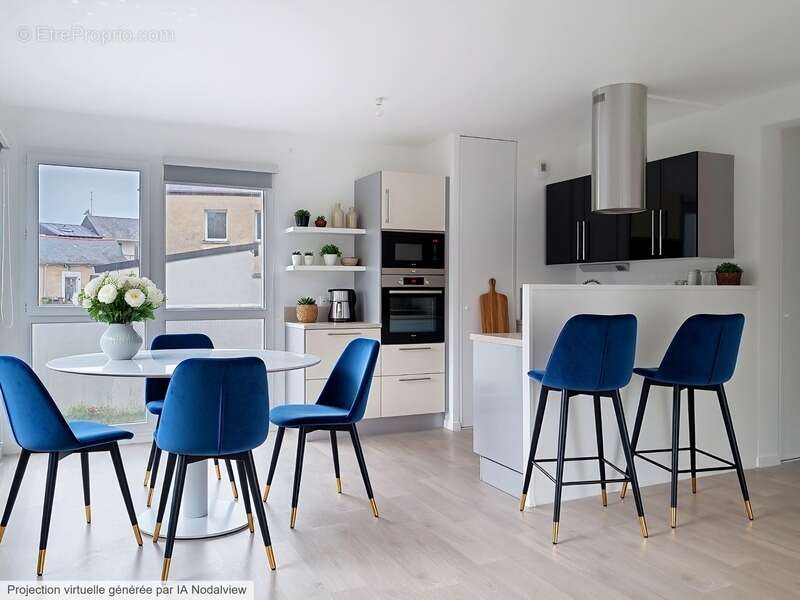 Appartement t3 de 62 m2 - avec jardin clos sans vis a vis de 86 m2 et garage fermé en sous-sol - 35200 rennes rue de nantes / 35 - photo 8