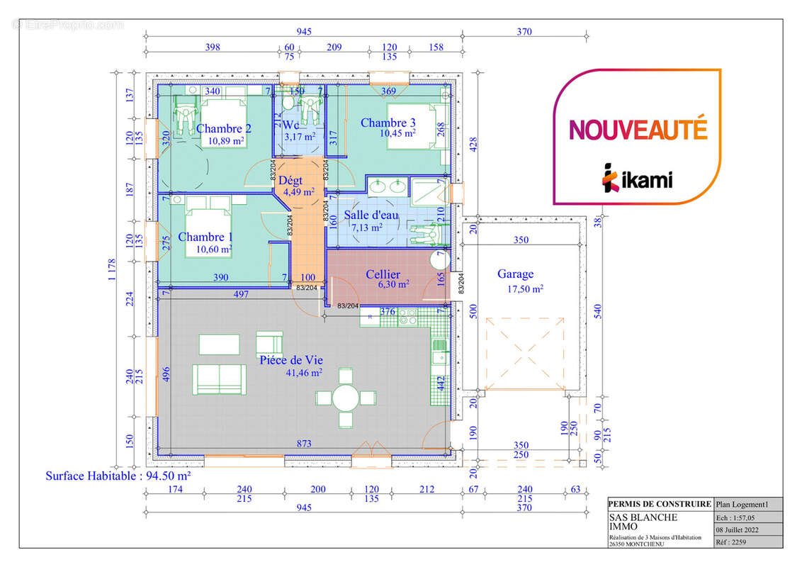 Maison à MONTCHENU