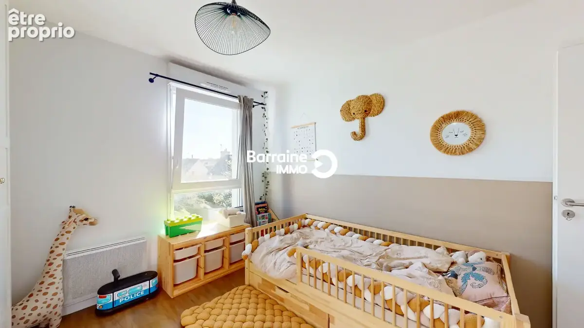 BARRAINE IMMO - A VENDRE EN EXCLUSIVITE : T3 dernier étage avec balcon et double stationnement à Guilers - Réf : PZ00393-TH - photo 13