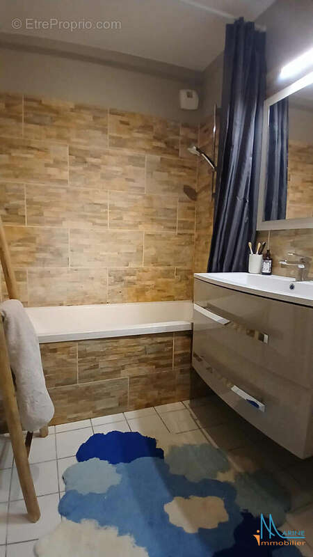 salle de bains - Appartement à ROUEN