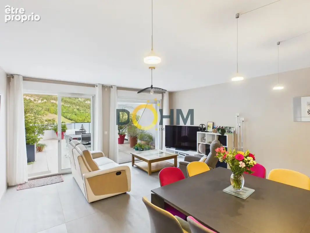 SAINT-ALBAN-LEYSSE Premières Hauteurs - rare T3 en rez-de-jardin de 88 m2 - vue montagnes, DPE : A accès indép - photo 7