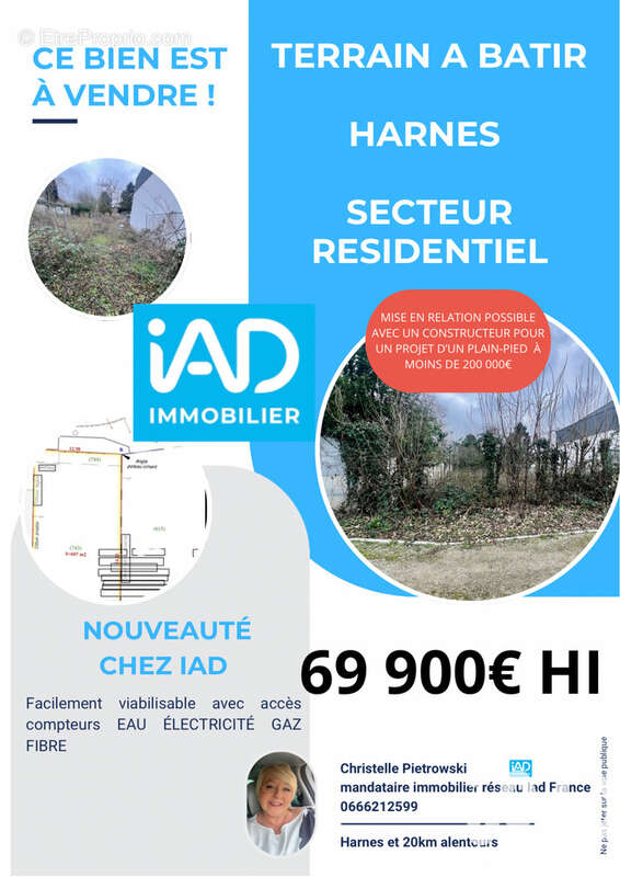 Photo 3 - Terrain à HARNES