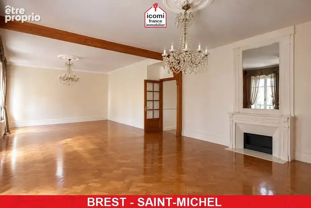 Finistere - brest (29200) - a vendre - appartement de 102 m² - seul au dernier etage - 2 chambres (possible 3) - cave - dpe d -  - photo 2