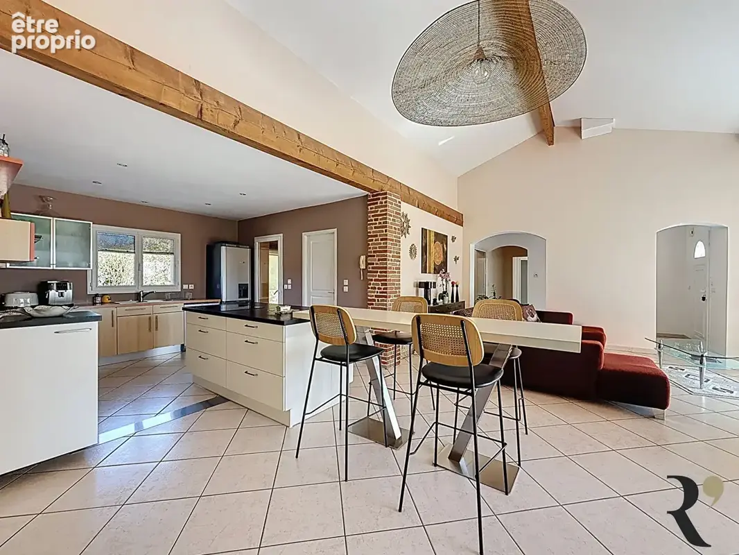 Maison 5 minutes QUINT-FONSEGRIVES 6 pièces 180.36 m2 avec piscine vue Pyrénées - photo 3