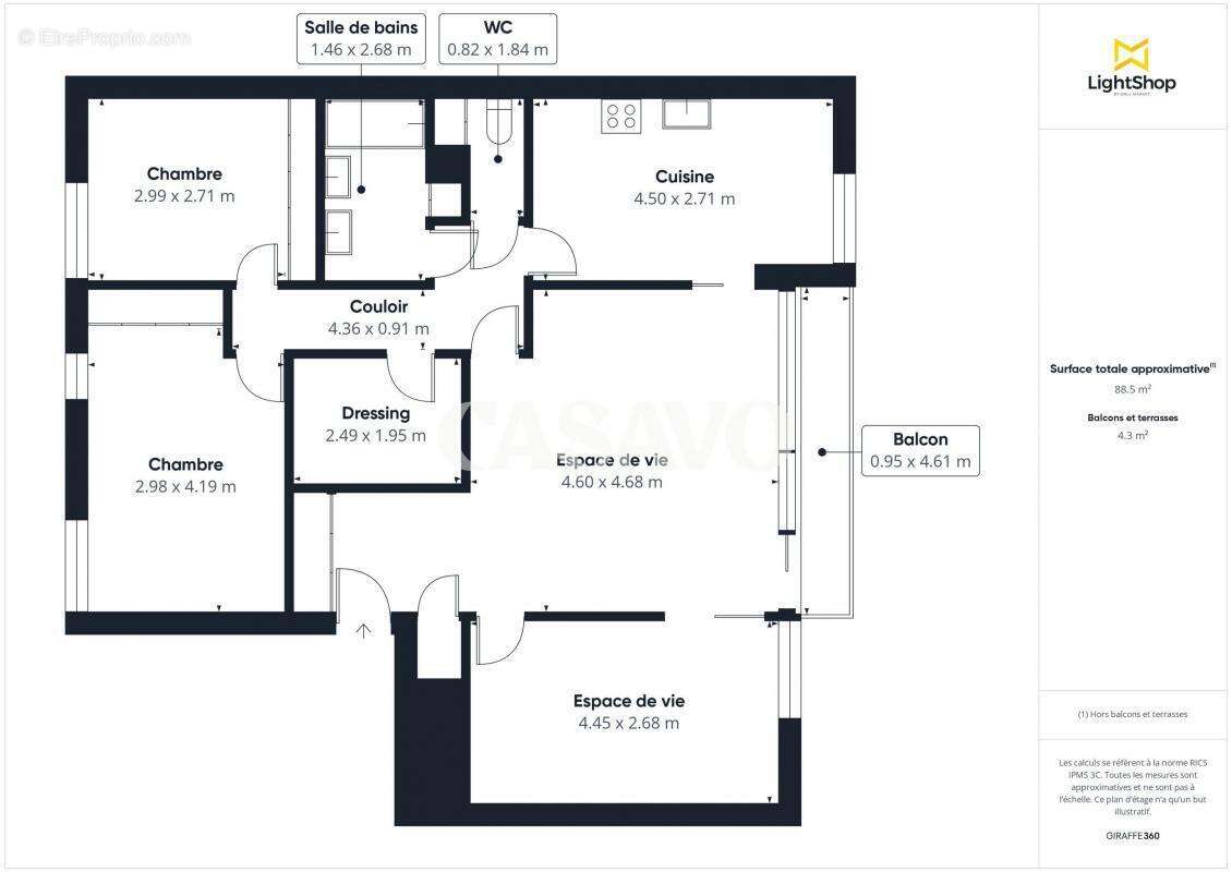 Appartement à VITRY-SUR-SEINE