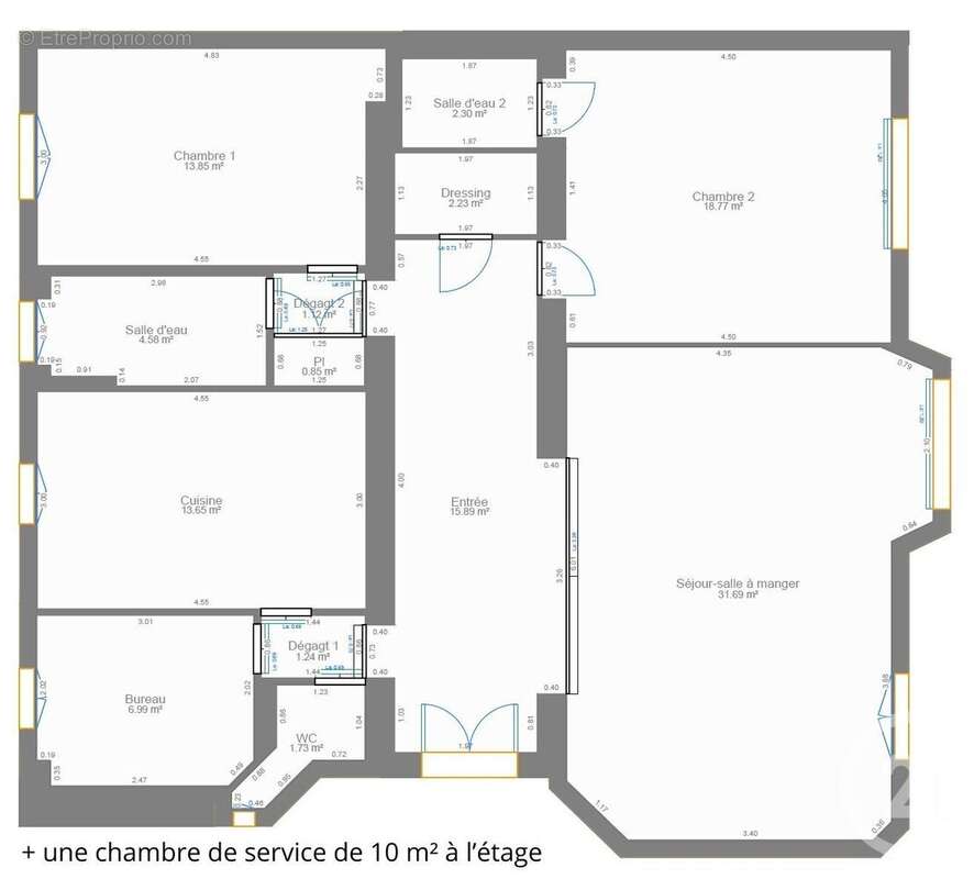 Appartement à PARIS-14E