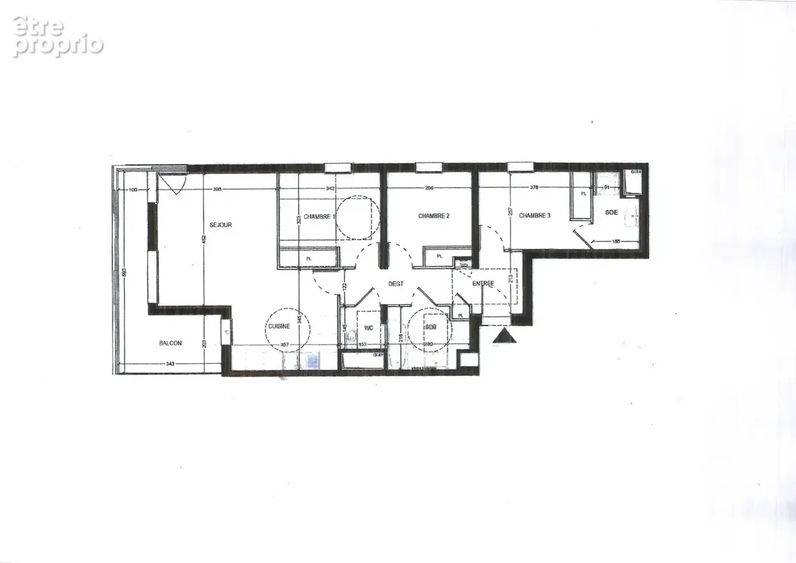 Nice Ouest 4 pièces récent TBE dernier étage (6/6) de 79 m2 + garage à 298000 euros - photo 1