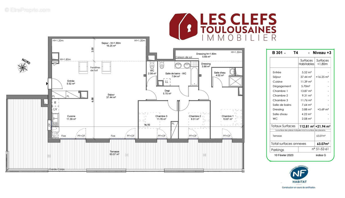 Appartement à CASTANET-TOLOSAN