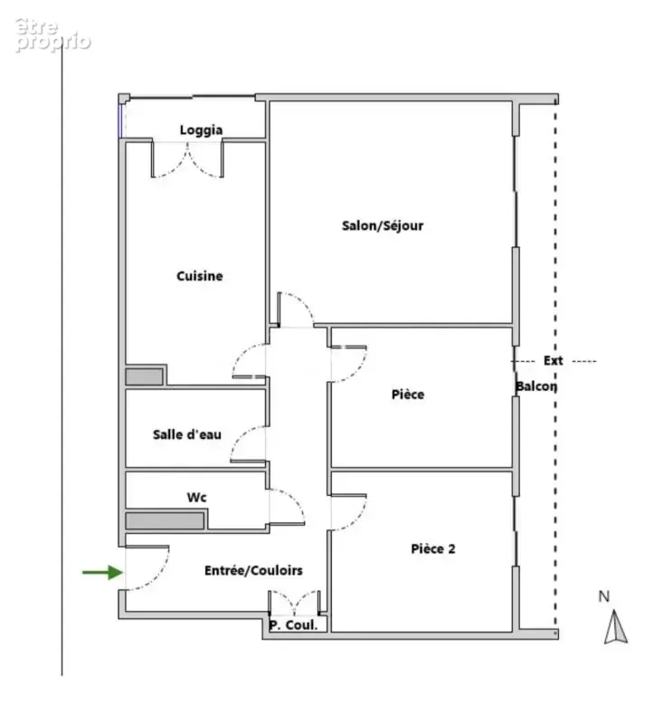 3%.COM - EXCLUSIVITÉ à LINGOLSHEIM- F3 de 65m2 dernier étage - photo 10