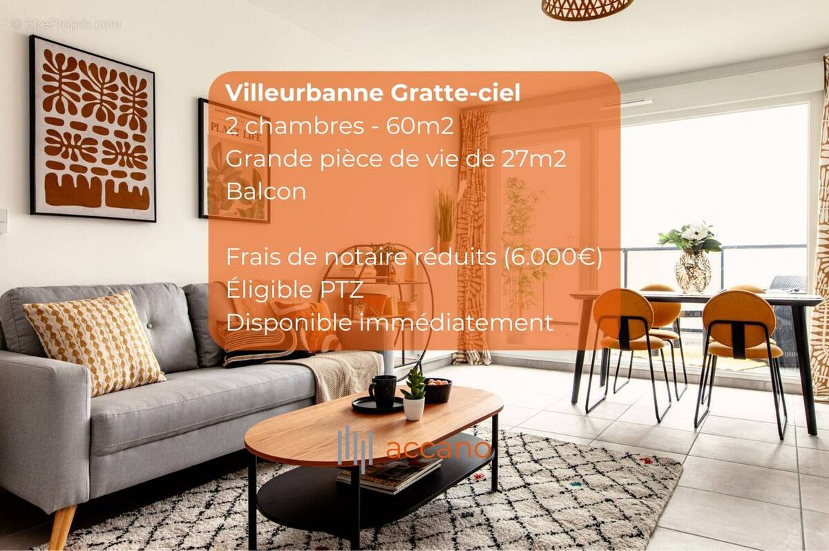 Appartement à VILLEURBANNE