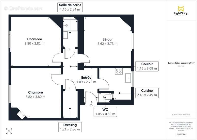 Appartement à VERSAILLES