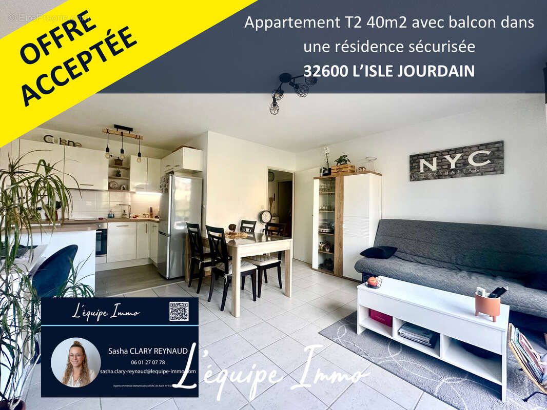 Appartement à L'ISLE-JOURDAIN