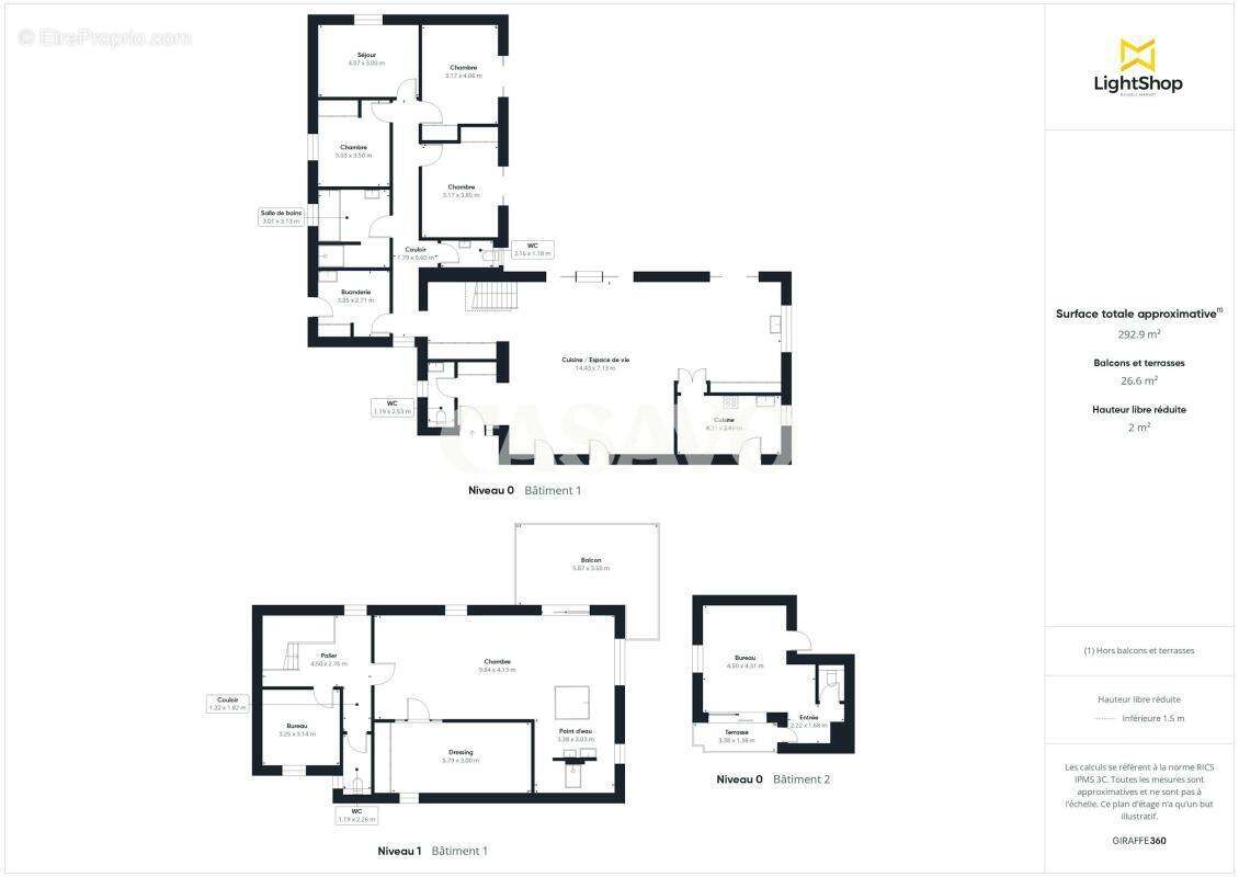 Vente Maison 11 pièces de 286m² - 33210 Coimères - photo 33